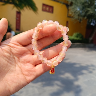 文殊院金箔琉璃新款葫芦吊坠原装正品颜色齐成都文殊院街直发