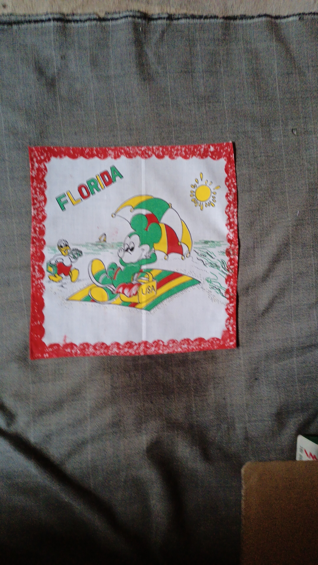 上世纪库存儿童手帕纯新未下过水为少儿卖下吧