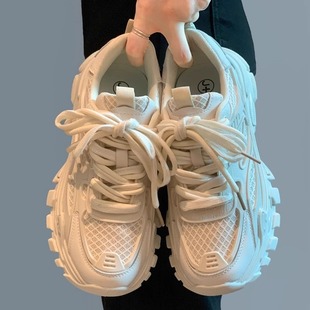 女鞋 春秋夏季 子百搭厚底欧版 网面冬季 老爹鞋 休闲运动鞋 女2025新款