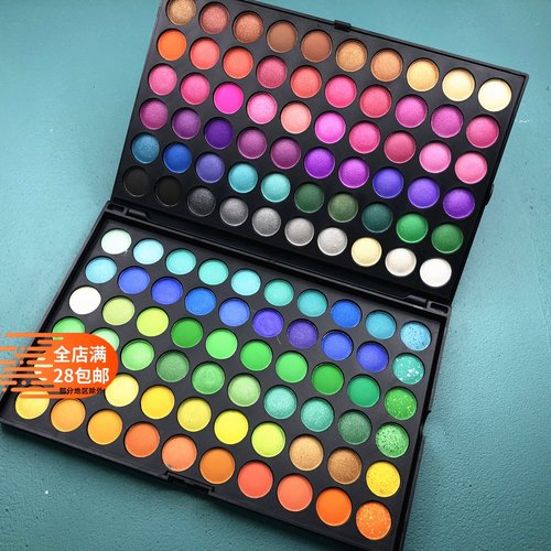 色粉盘热缩片上色120色立体