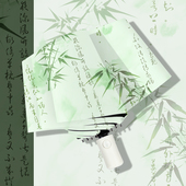 新中式 雨伞女晴雨两用自动太阳伞防晒防紫外线轻便折叠学生遮阳伞