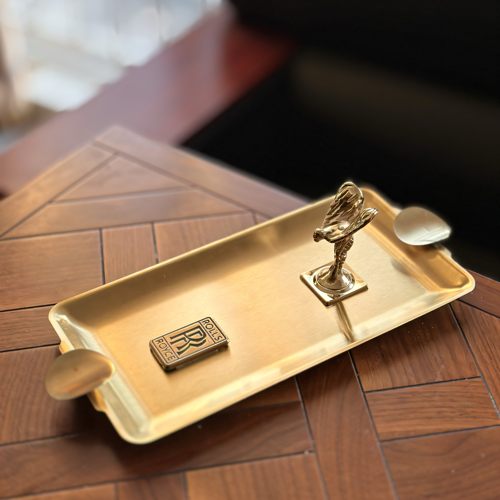 小金人雪茄烟灰缸样板房乔迁礼品