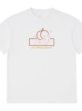 XANTHINE原创高举真理美式复古印花宽松休闲百搭上衣短袖T恤男女