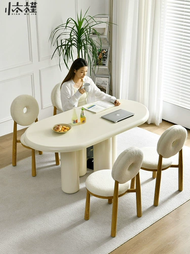 Кремовый белый стульчик для кормления для домашнего использования для стола, французский стиль, популярно в интернете