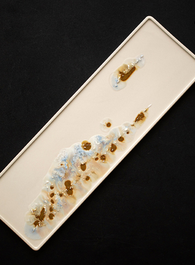 夫己纯手工陶瓷接福壶承系列德化陶瓷茶桌客厅餐厅卧室摆件