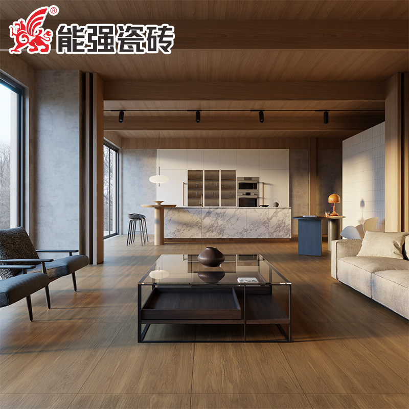 能强陶瓷木纹砖600x1200