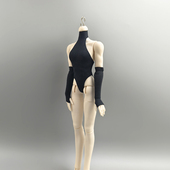 特六BJD不染色高领连体泳衣30CM娃衣6分阿巳多色高弹性感兵人衣服