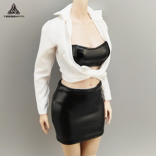 1/6女兵人皮抹胸不染色处理12寸BJD抹胸6分娃娃衣服TBL手办布衣服