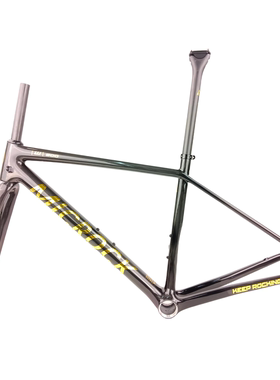 Microck 小石T1000全碳纤维公路车爬坡车架超轻外走线800g 含车把