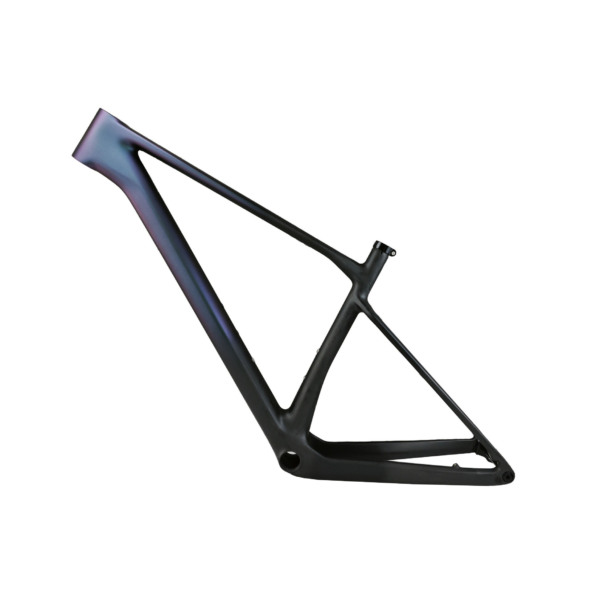 2025新款碳纤维山地车架全内走线乳胶成型尾勾硬尾车架UDH BOOST