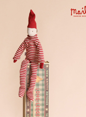 Maileg 圣诞限定姜饼屋小鹿麋鹿一家娃娃屋过家家节日场景玩具