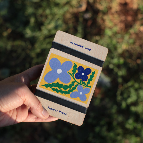 英国制口袋版植物标本自制干花手工压花板押花器便携木制压花器