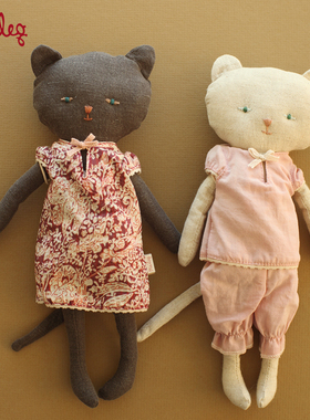 Maileg大象狮子小猪熊猫狗儿童宝宝柔软安抚玩偶棉麻布艺公仔娃娃