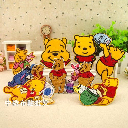 徽章 贴布贴花  小熊维尼床品布贴