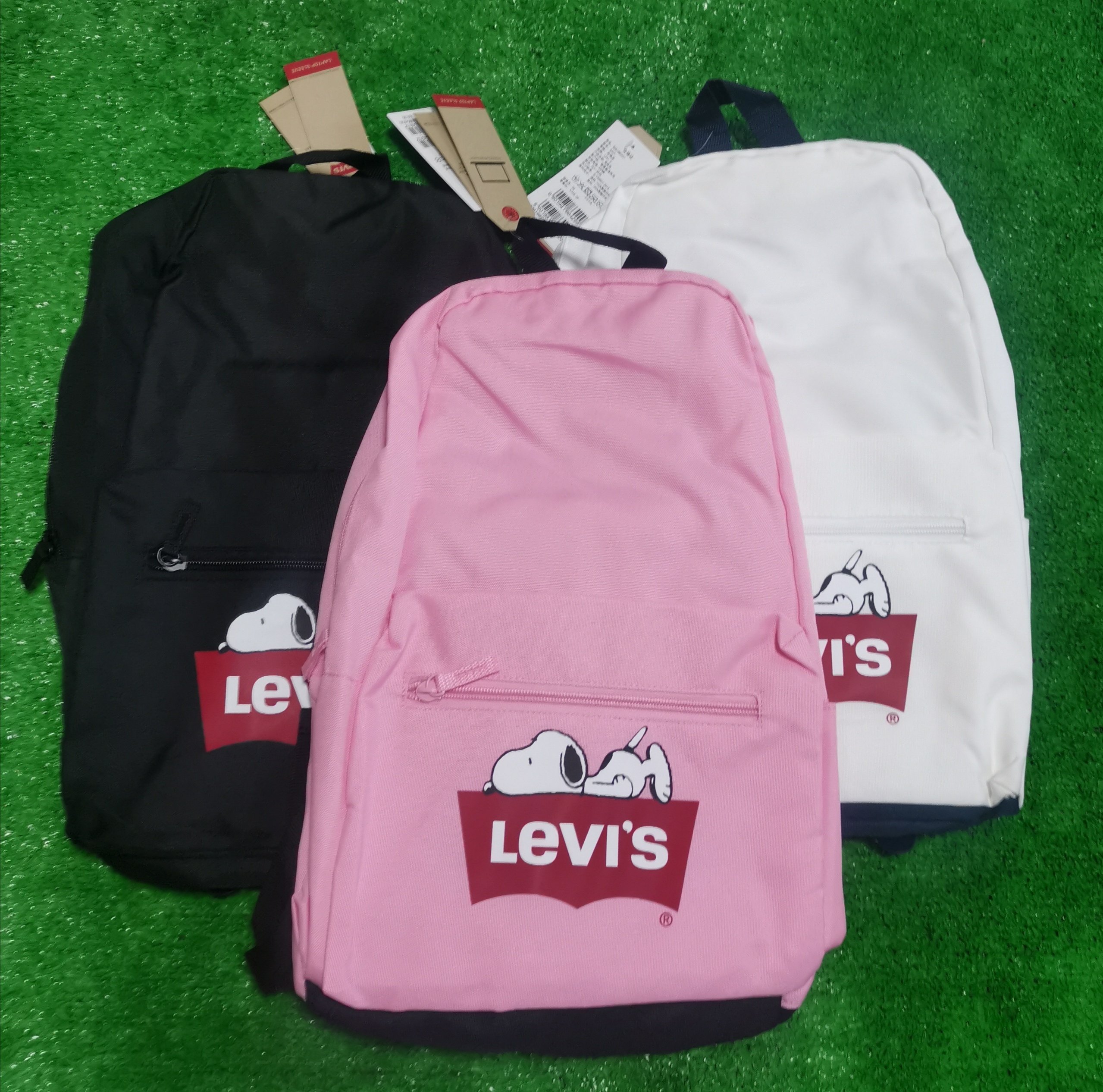 levis李维斯史努比联名款男女童休闲双肩包儿童运动背包