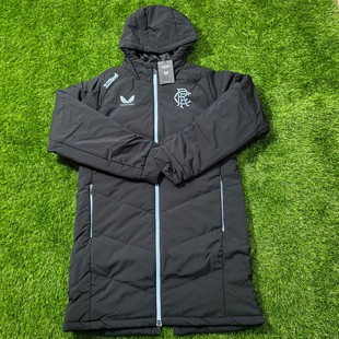 Castore 格拉斯哥流浪者 2425教练款足球运动训练中长款保暖棉服