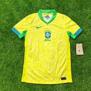 Nike 巴西 大童儿童青少年短袖主场球迷版球衣足球服 fj4409