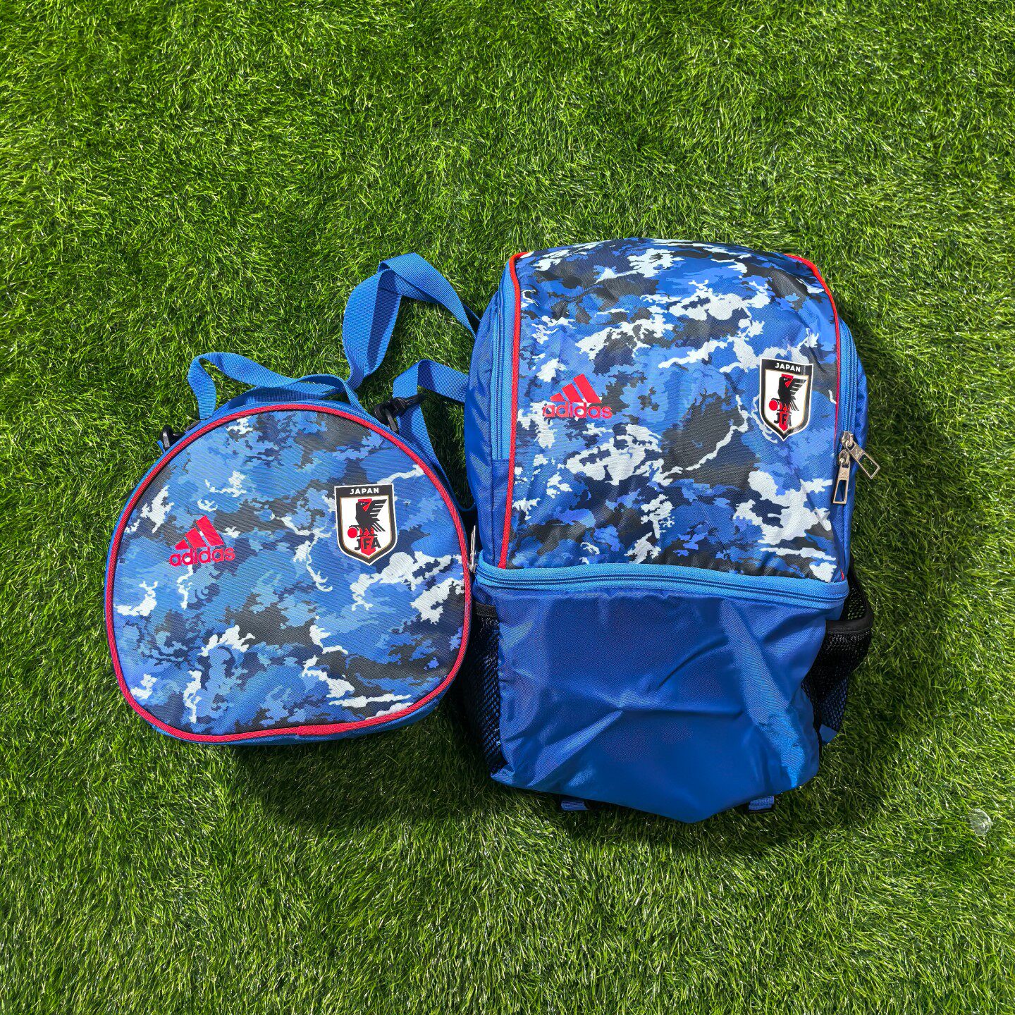 ADIDAS 日本国家队球员版足球装备手提单肩小挎包双肩背包运动包