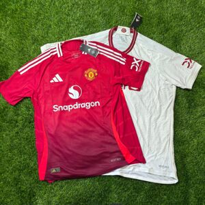 Adidas 曼联 2425主场客场球员版短袖球衣足球服 jf1291 ip1742