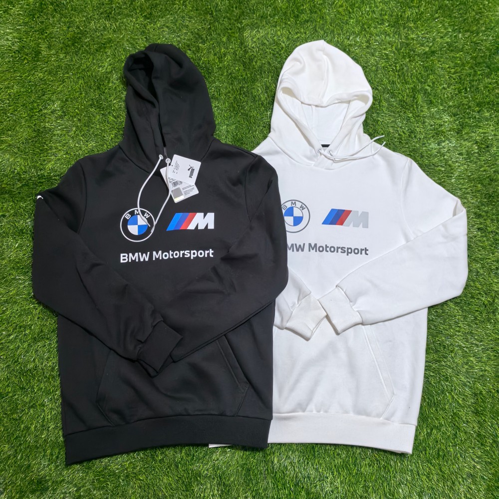 PUMA 宝马 bmw联名款赛车运动休闲连帽卫衣套头衫 532250