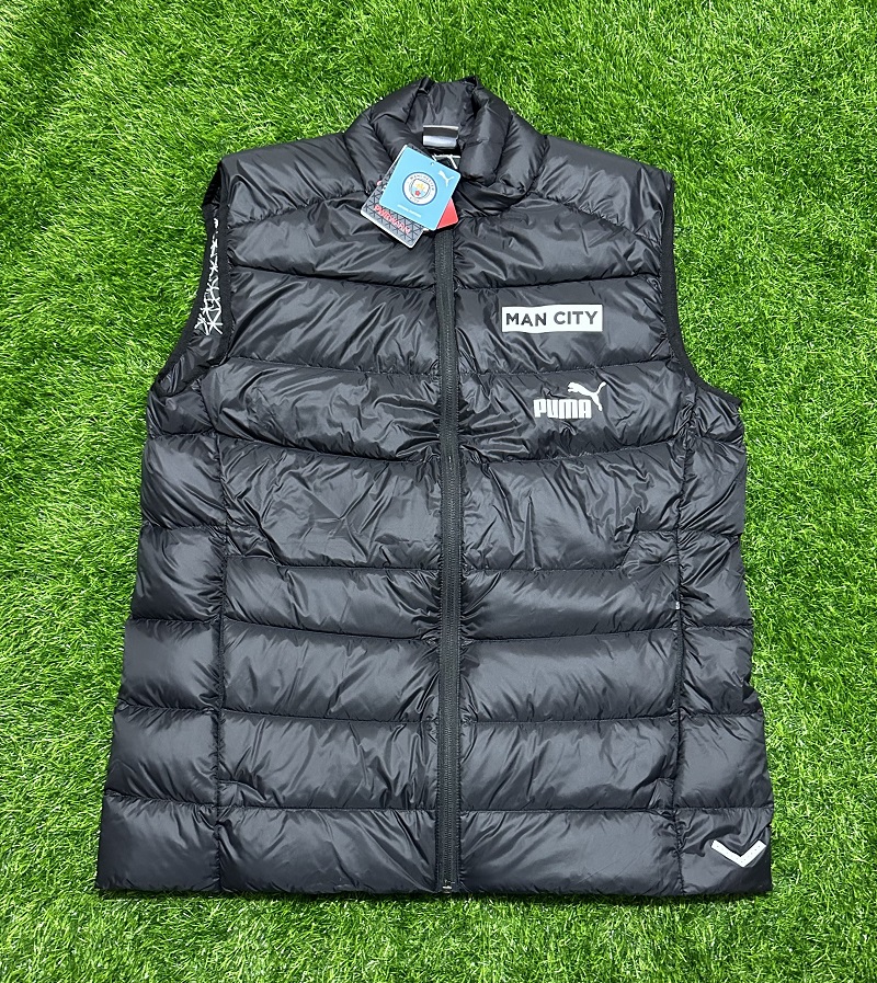 PUMA保暖马甲曼城球员版