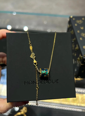 真金电镀保色同款MONOLOGUE亚特兰蒂斯项链女百搭吊坠锁骨链