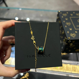 真金电镀保色同款MONOLOGUE亚特兰蒂斯项链女百搭吊坠锁骨链