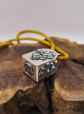 新款高品质版本掐丝工艺嘎乌盒项链吊坠手工传统文化平安饰品