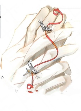 高品质新款隐囚印象对戒小说创意手绘设计精致艺术指环