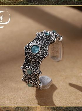 新款高品质版本《水龙吟》周边洗骨银镯戒指粉丝纪念指环