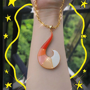 新款高版本瓢虫雷迪奇迹少女狐狸米可幻奇吊坠项链掐丝滴胶挂坠