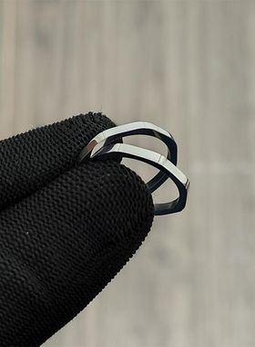 新款现货高版本小白杨俞风城白新羽同款戒指高级感衍生周边指环