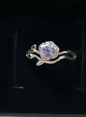 新款高品质版本世界之外顾时夜永生花戒指浪漫指环精致花卉指环