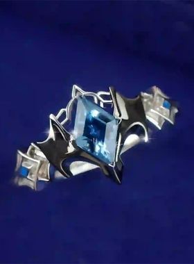 新款高品质博士多托雷印象戒指小众设计感喷砂cos指环介