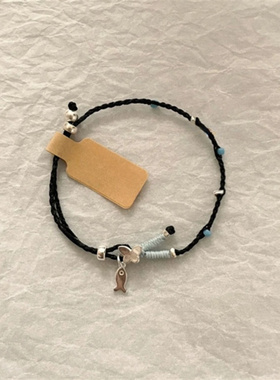 新款高品质鱼会亲吻蝴蝶闺蜜手绳真爱没有结果精美手饰品蝴蝶与鱼