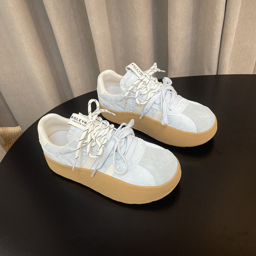 复古厚底德训鞋女百搭摇摇板鞋女