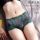 胖mm200斤女士性感惑纯欲三角裤 内裤 女蕾丝中腰无痕超薄提臀大码