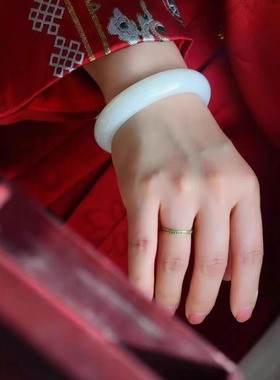 【郑姐和田玉】新疆黑山洞羊脂白手镯万能链接 私拍无效