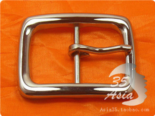 不锈钢优质防过敏男士手工皮带配件真皮腰带裤带休闲扣头内宽40mm