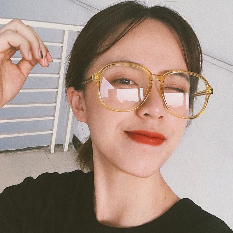 眼睛框镜架女近视镜眼镜框可配镜片倪妮同款网红镜架素颜眼镜黑框