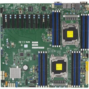 超微x10drx服务器主板 e5-2600v3v4处理器 ddr4内存 11个pcie