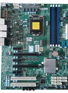 超微X11SAE工作站服务器主板E3-1200V5v6 1151针c236芯片m.2