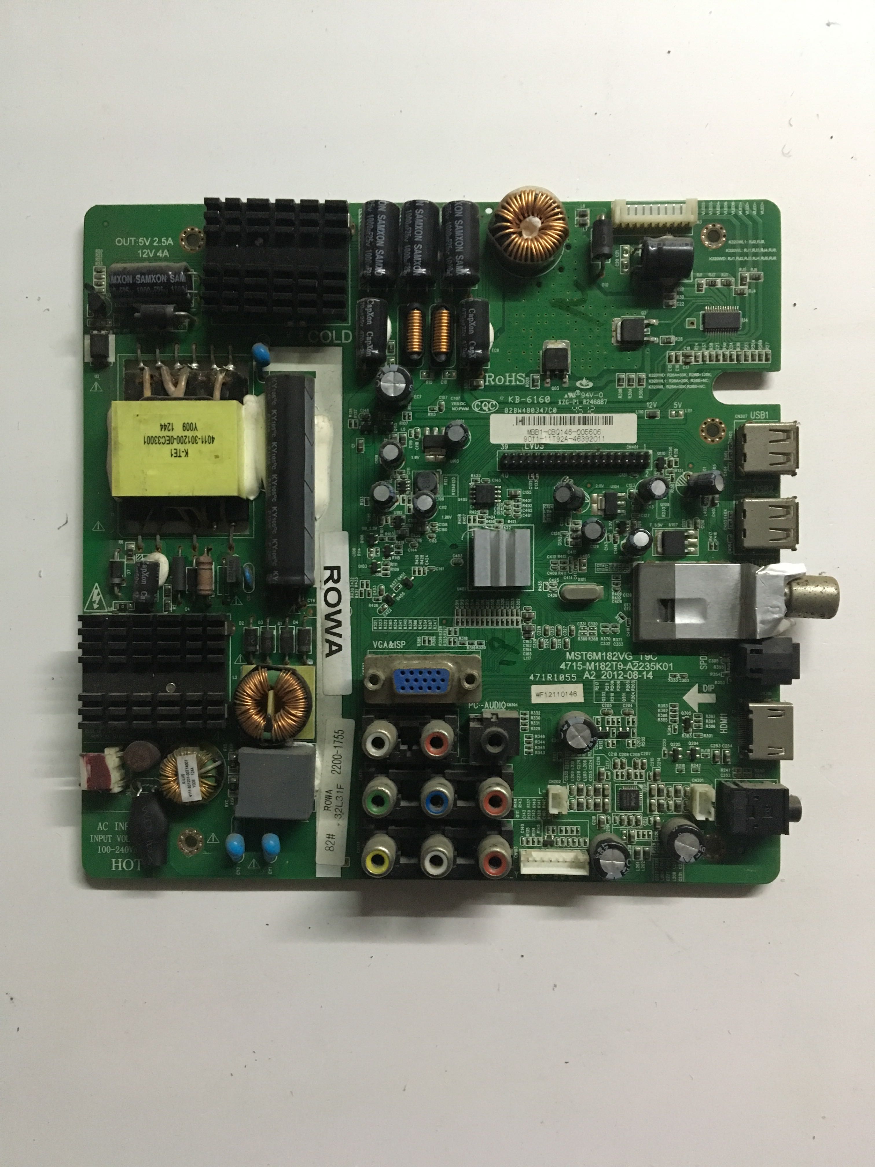 TCL L32E09ÀÖ»ªLED32C820 LE32KUH1Ö÷°å4715-M182T9-A3/2235K01ÓÐ