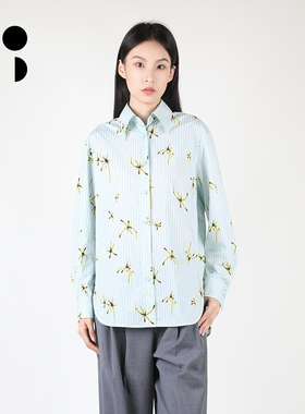 未知未觉2025春装新品衬衣W413C13526