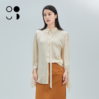 未知未觉桑蚕丝气质衬衫