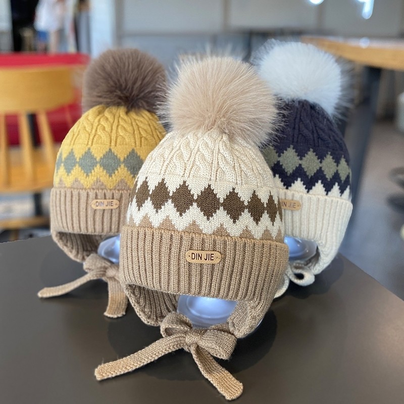 宝宝帽子秋冬季婴儿保暖护耳帽男宝女童针织套头帽儿童可爱毛线帽,服饰配件/皮带/帽子/围巾,帽子,淘宝优惠券,粉丝福利购,淘宝优惠卷