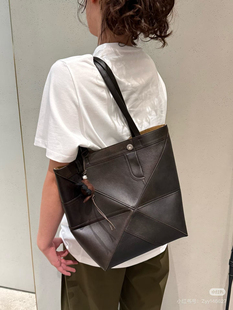 2026几何puzzle fold折叠包变形tote托特单肩通勤女包大容量托特