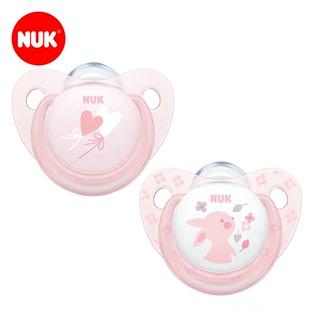 德国nuk新生儿婴儿安抚奶嘴宝宝安睡型超软乳胶硅胶0
