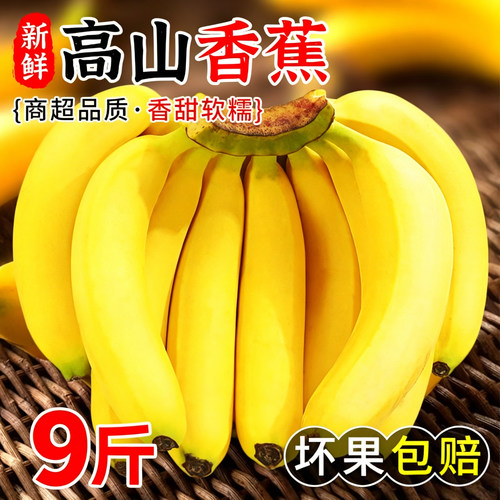 高山原生态香蕉自然成熟软糯香甜
