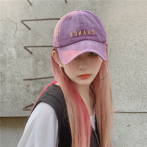 女复古棒球帽百搭鸭舌帽潮帽子
